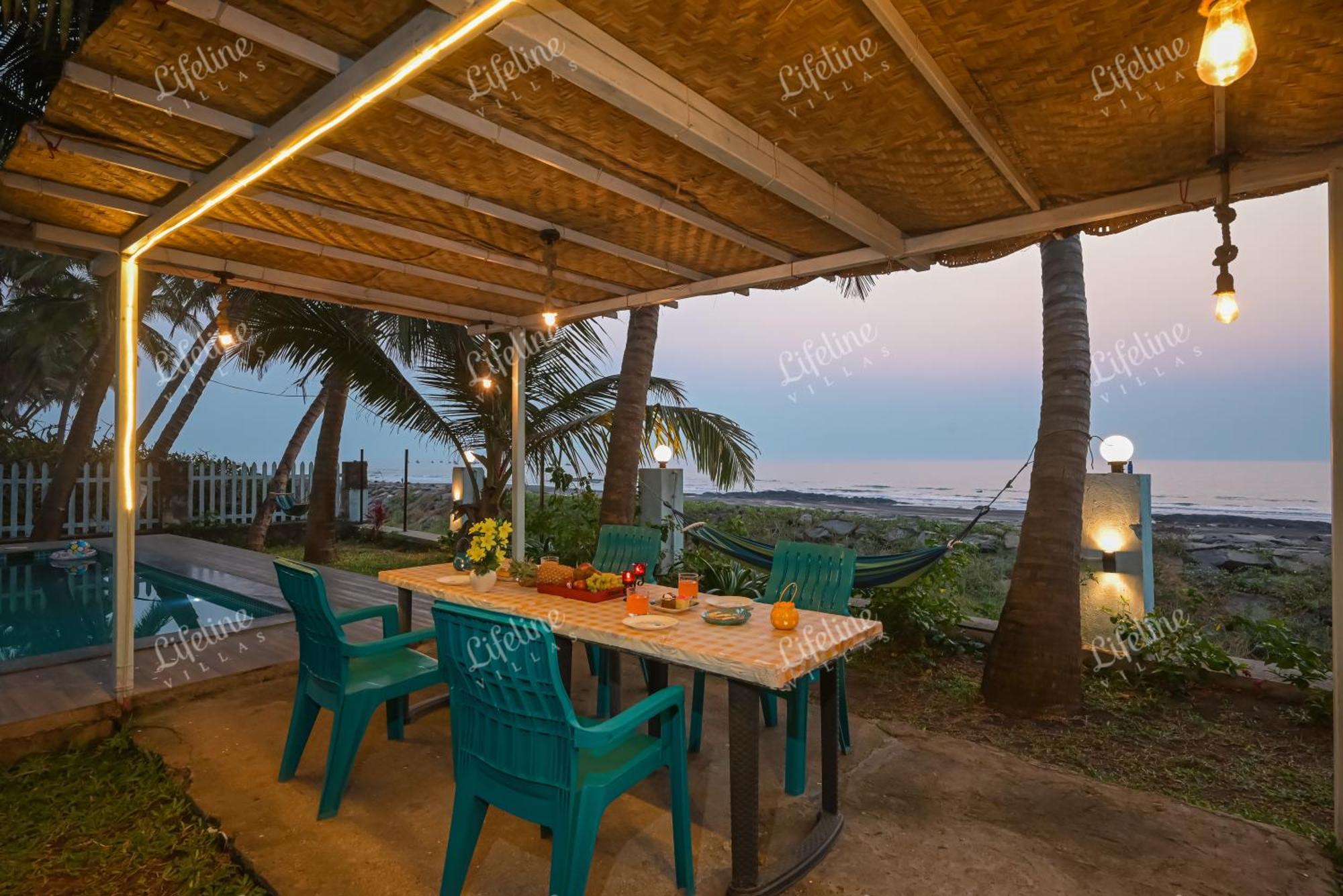 En Ocean Infinity Pool Villa Overlooking Sea ,Beach Touch Alībāg Eksteriør billede